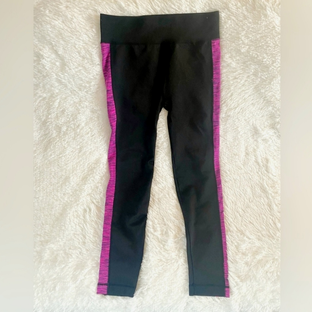 Tek Gear Black and Pink Leggings